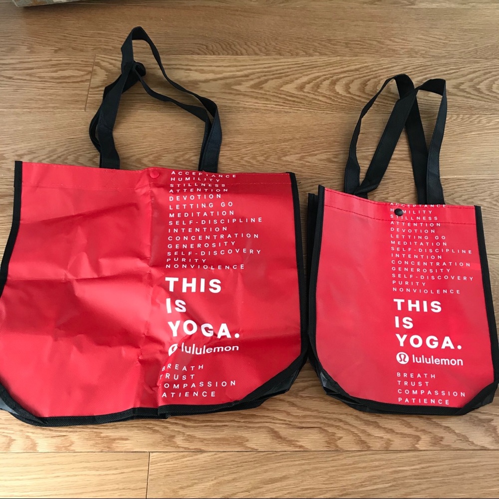 2 Lululemon Reusable Bags